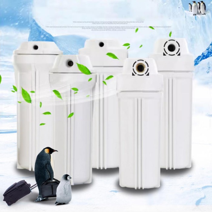 Perumahan Filter Berulir Internal untuk Pemurni Air